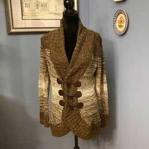 Ombré Toggle closure Cardigan